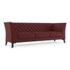 Weston 3 Seater Leather Sofa in Wine Colour
