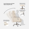Magnus High Back Office Chair In Cream Colour