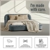 Casa Haven Relax Queen Size Bed in velvet With Engineered Hardwood Frame & Hydraulic Storage