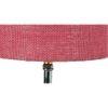 Hurst Pink Natural Fiber Shade Table Lamp with Natural Wooden Base