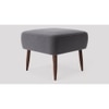 Billie Ottoman Color in Dark Grey