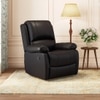 Lebowski One Seater Recliner in Cocoa Brown Leatherette