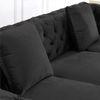 Norman Fabric Sofa - Black