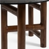 Forma Solid Wood Dining Table in Brown Colour