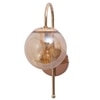 Eliante Modern Wall Lights Mild Steel & Glass Material Gold & Champaign Finish