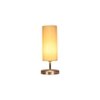 off-white cotton table lamp with Steel Base -41