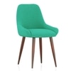Rickman Fabric Lounge Chair in Lagoon Green Colour
