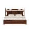 Lavento Sheesham Wood Queen Size Bed With Box Storage In Provincial Teak Finish
