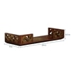D'Dass Mdf Wall Hanging Wooden Home Shelf Style Temple