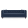 Windsor Premium 3 Seater Fabric Sofa in Lapis Blue Colour