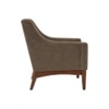Claudia Boucle Fabric Arm Chair in Brown Colour