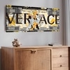 Luxury Dollar Bill Pop Art Canvas Wall Painting Money Theme Living Room Decor 22x46 Inch