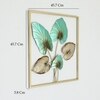 W-Anika Abstract Metal Wall Decor in Multicolor Set of 1