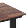 Dustin Solid Wood Study Table in Teak Finish