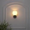 Luster Glass And Metal Wall Light