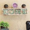 WOODENMOOD Rectangular Wall Rack