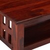 Blairs Sheesham Wood Accent Rectangle Coffee Table In Honey Finish