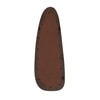 Sabi Solid Wood Assymentric Wall Mirror In Dark Chestnut Finish