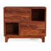Summit Solid Wood Storage Cabinet in Teak Finish