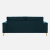 Nency Velvet 3 seater Sofa T Blue