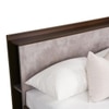 Claudia Engineered Wood King  Size Bed Without Storage (Dark Acacia Finish, Greige Grey Colour)