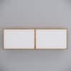 6 Doors Modular Wall Mounted Kitchen Cabinet With Organizer Shelf In Plateau Apple Finish