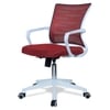 Iinea Mid Back Ergonomic Chair in Red Colour