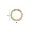 Gleaming Stainless Steel Wall Mirror Gold colour