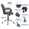 Ammoreavolea Mid Back Executive Chair in Brown Colour