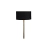 Black cotton with Metal Gold Table Lamp