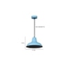 1965 Monging Blue Hanging Light