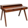 Virello Solid Wood  Desk In Honey Oak Finish