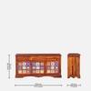 Rangrez Three Door Sheesham Wood Sideboard in Honey Oak Finish