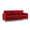 Monznij Sectional Fabric Sofa - Red