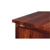 Cabalo Solid Wood Side Table in  Honey Oak Finish