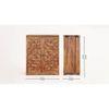 Parquet Bar Cabinet in Teak Finish