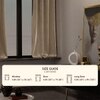 Stoa Paris Velvet Curtains for Window, Premium Dim-Out Curtain for Pack of 1, Date Night - Ivory Elegance