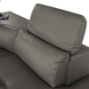 Orlando 4 Seater Leather Sole in Slate Grey Colour