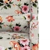 Morgen Lounge Chair in Peach Floral Colour