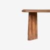Serenzia Franz Solid Wood 6 Seater Dining Table in Brown Finish