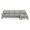 Abbey Sectional Sofa (Colour : Vapour Grey, Cushion : Soft, Seater : Right Aligned 3 Seater + Right Aligned Chaise)
