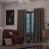 Stoa Paris Velvet Curtains for Door, Premium Dim-Out Curtain for Pack of 2, Date Night - Midnight Muse