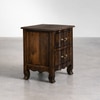 Bespoke Solid Wood Bedside Table in Walnut Finish