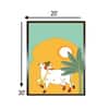 Pichwai Canvas Wall Prints Canvas Wall Prints Set of 1 Multicolor Matte