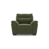 Adelaide Premium 1 Seater Fabric Sofa In Moss Green