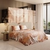 Stoa Paris 300TC UltrSatin Super King Bedsheet with 2 Pillow Covers Satin Super Champagne Gold