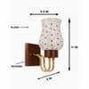 Devansh Metal Electric Wall Light in Black Colour with Multi Shade Count of 1 Light
