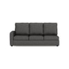 Apollo Compact Sofa (Colour : Steel, Cushion : Hard, Back Type : High Back, Seating Capacity : Right Aligned 3 Seater + Right Aligned Chaise + Ottoman)