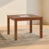 Brighton Square 4 Seater Dining Table Finish Amber Walnut