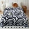 Multicolor Abstract Woollen Double Bed Blanket 240 X 220 Cm 350 Gsm